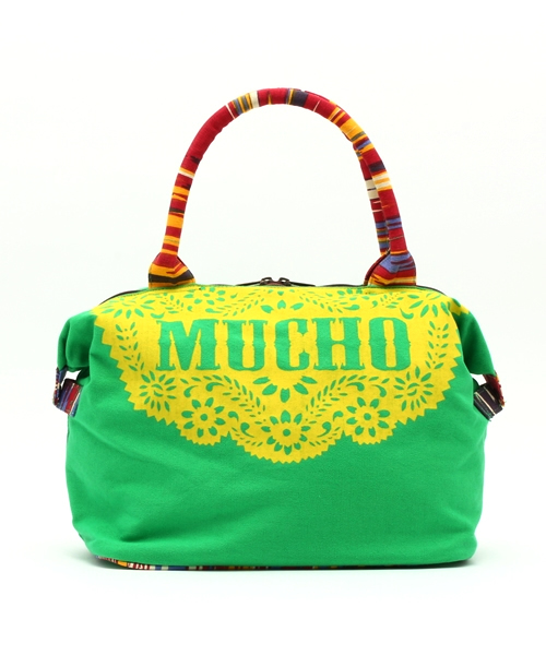 チャイハネ（チャイハネ）の「【チャイハネ】パペルピカド★BIGトートバッグ（トートバッグ・レディース・ピンク/ホワイト/オレンジ/イエロー/ブルー/レッド/ターコイズブルー・FREE）」の6枚目の写真