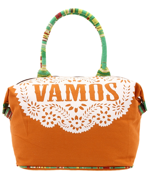 チャイハネ（チャイハネ）の「【チャイハネ】パペルピカド★BIGトートバッグ（トートバッグ・レディース・ピンク/ホワイト/オレンジ/イエロー/ブルー/レッド/ターコイズブルー・FREE）」の7枚目の写真