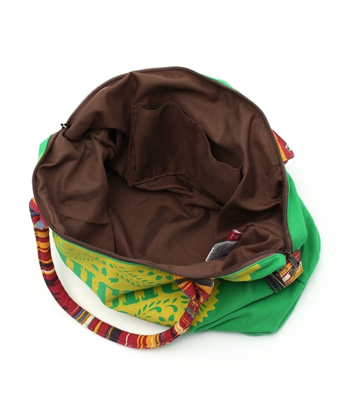 チャイハネ（チャイハネ）の「【チャイハネ】パペルピカド★BIGトートバッグ（トートバッグ・レディース・ピンク/ホワイト/オレンジ/イエロー/ブルー/レッド/ターコイズブルー・FREE）」の13枚目の写真