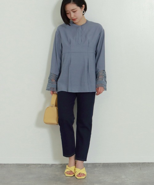 AULI（アウリィ）の「【低身長向けサイズ】スリムストレートデニムパンツ（デニムパンツ・レディース・ライトブルー/インディゴブルー/ブルー・S/XS/XXS）」の17枚目の写真