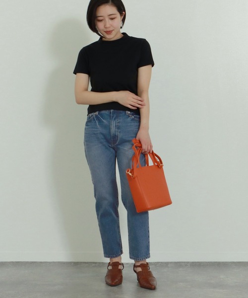 AULI（アウリィ）の「【低身長向けサイズ】スリムストレートデニムパンツ（デニムパンツ・レディース・ライトブルー/インディゴブルー/ブルー・S/XS/XXS）」の19枚目の写真