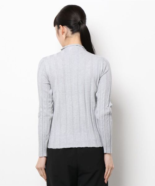 leune(ルネ)の「【leune】ハイネックカットソー(Tシャツ/カットソー・レディース・ブラック/ベージュ/グレー/ピンク/イエロー・FREE)」の22枚目の写真