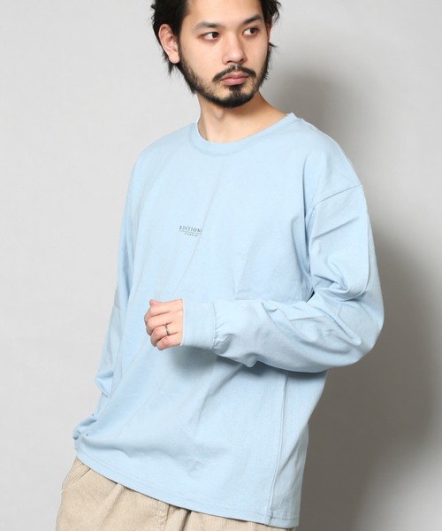 CERCA（チェルカ）の「BEYES/バックフォトプリント ロングスリーブ クルーネックTシャツ（Tシャツ/カットソー・メンズ・ホワイト/ブラック/サックスブルー・MEDIUM/LARGE）」の3枚目の写真