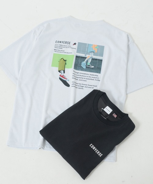 Converse ルーズシルエット 裏メッシュバックイラストプリントクルーネック半袖tシャツ Tシャツ カットソー Converse コンバース のファッション通販 Zozotown Converse ルーズシルエット 裏メッシュバックイラストプリントクルーネック半袖tシャツ Tシャツ カットソー Converse コンバース のファッション通販 Zozotown
