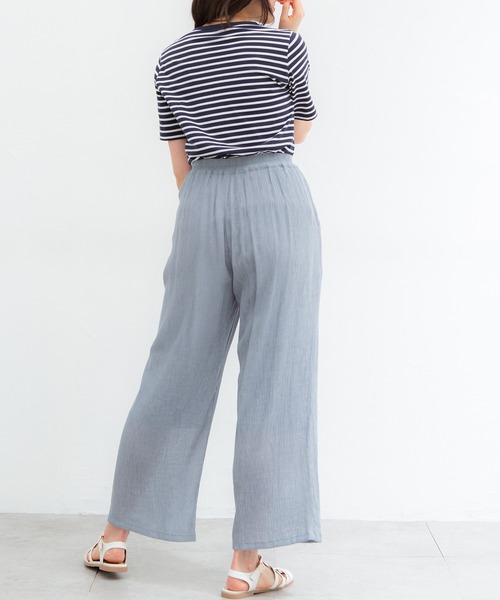 Honeys(ハニーズ)の「イージーストレートパンツ(その他パンツ・レディース・モカ/ブルーグレー/ベージュ/ブラック/オリーブ/ブラウン/パープル/ブルー/グリーン・M/LL/S/L)」の16枚目の写真