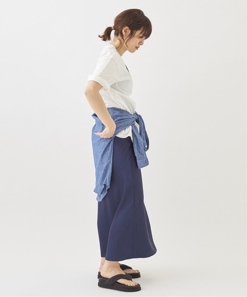 plage(プラージュ)の「modern graphic Tシャツ◆(Tシャツ/カットソー・レディース・ホワイト/ベージュ/ライトグリーン・FREE)」の9枚目の写真