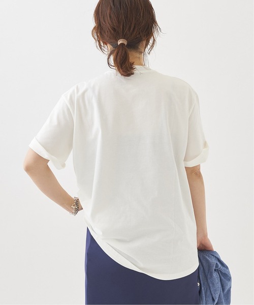 plage(プラージュ)の「modern graphic Tシャツ◆(Tシャツ/カットソー・レディース・ホワイト/ベージュ/ライトグリーン・FREE)」の10枚目の写真