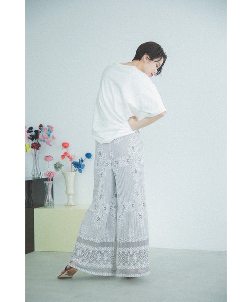 mag.by c（マグバイシー）の「(mag.by c)レースプリーツパンツ（その他パンツ・レディース・ブラウン/ピンク・ONE SIZE）」の5枚目の写真