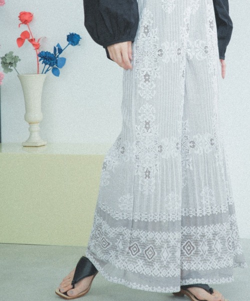 mag.by c（マグバイシー）の「(mag.by c)レースプリーツパンツ（その他パンツ・レディース・ブラウン/ピンク・ONE SIZE）」の15枚目の写真