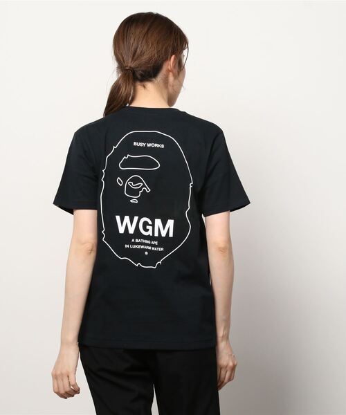 A BATHING APE(アベイシングエイプ)の「APE HEAD ONE POINT TEE #1 L(Tシャツ/カットソー・レディース・ピンク/グレー/ホワイト/ブラック・MEDIUM/X-SMALL/SMALL/XX-SMALL)」の5枚目の写真