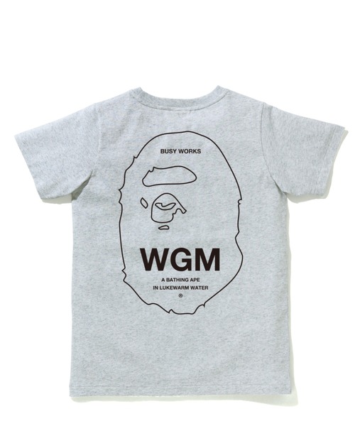 A BATHING APE(アベイシングエイプ)の「APE HEAD ONE POINT TEE #1 L(Tシャツ/カットソー・レディース・ピンク/グレー/ホワイト/ブラック・MEDIUM/X-SMALL/SMALL/XX-SMALL)」の3枚目の写真