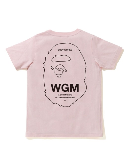 A BATHING APE(アベイシングエイプ)の「APE HEAD ONE POINT TEE #1 L(Tシャツ/カットソー・レディース・ピンク/グレー/ホワイト/ブラック・MEDIUM/X-SMALL/SMALL/XX-SMALL)」の4枚目の写真