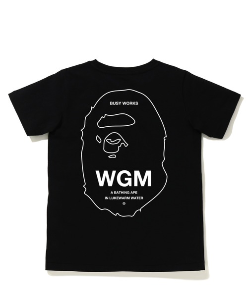 A BATHING APE(アベイシングエイプ)の「APE HEAD ONE POINT TEE #1 L(Tシャツ/カットソー・レディース・ピンク/グレー/ホワイト/ブラック・MEDIUM/X-SMALL/SMALL/XX-SMALL)」の2枚目の写真