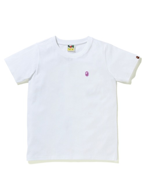 A BATHING APE(アベイシングエイプ)の「APE HEAD ONE POINT TEE #1 L(Tシャツ/カットソー・レディース・ピンク/グレー/ホワイト/ブラック・MEDIUM/X-SMALL/SMALL/XX-SMALL)」の7枚目の写真