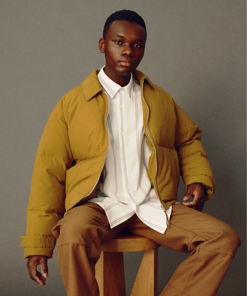 KIIT（キート）の「KIIT キート / TASLAN NYLON SHORT LENGTH DOWN JKT タスランナイロン ショートレングス ダウンジャケット / KIN-Y99-601（ダウンジャケット/コート・メンズ・グレー/オリーブ/ブラック・1/3/2）」の3枚目の写真