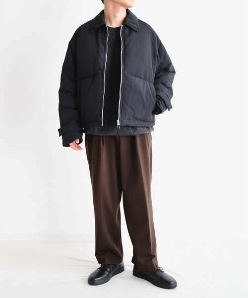 KIIT（キート）の「KIIT キート / TASLAN NYLON SHORT LENGTH DOWN JKT タスランナイロン ショートレングス ダウンジャケット / KIN-Y99-601（ダウンジャケット/コート・メンズ・グレー/オリーブ/ブラック・1/3/2）」の13枚目の写真