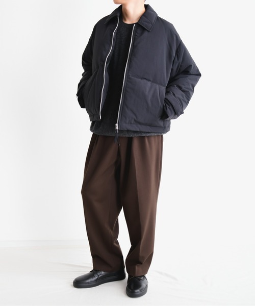 KIIT（キート）の「KIIT キート / TASLAN NYLON SHORT LENGTH DOWN JKT タスランナイロン ショートレングス ダウンジャケット / KIN-Y99-601（ダウンジャケット/コート・メンズ・グレー/オリーブ/ブラック・1/3/2）」の14枚目の写真