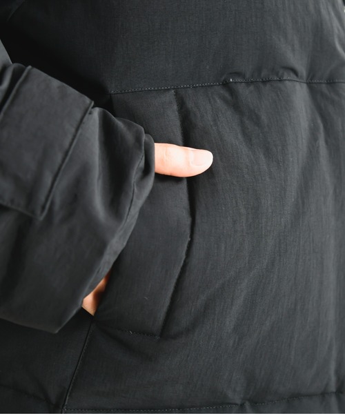 KIIT（キート）の「KIIT キート / TASLAN NYLON SHORT LENGTH DOWN JKT タスランナイロン ショートレングス ダウンジャケット / KIN-Y99-601（ダウンジャケット/コート・メンズ・グレー/オリーブ/ブラック・1/3/2）」の8枚目の写真