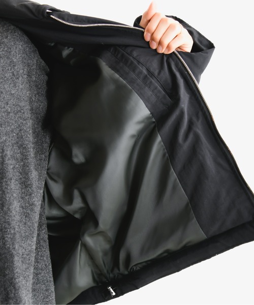 KIIT（キート）の「KIIT キート / TASLAN NYLON SHORT LENGTH DOWN JKT タスランナイロン ショートレングス ダウンジャケット / KIN-Y99-601（ダウンジャケット/コート・メンズ・グレー/オリーブ/ブラック・1/3/2）」の9枚目の写真