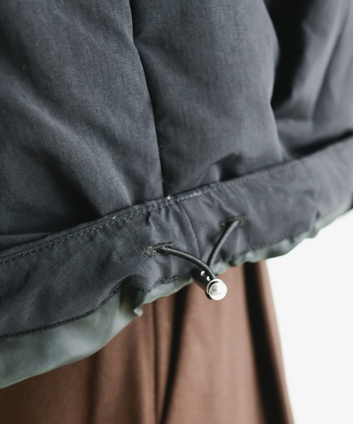 KIIT（キート）の「KIIT キート / TASLAN NYLON SHORT LENGTH DOWN JKT タスランナイロン ショートレングス ダウンジャケット / KIN-Y99-601（ダウンジャケット/コート・メンズ・グレー/オリーブ/ブラック・1/3/2）」の12枚目の写真