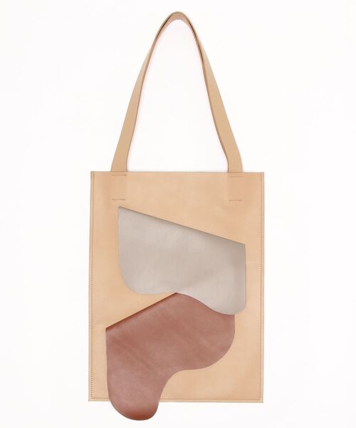 kotohayokozawa(コトハヨコザワ)の「kotohayokozawa LEATHER TOTE BAG KT21A-BG(トートバッグ・レディース・ベージュ・FREE)」の2枚目の写真