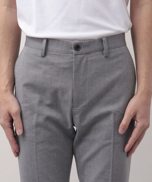 NOLLEY'S goodman（ノーリーズグッドマン）の「綿麻COOLMAX OX スリムフィット パンツ(オンオフ兼用着回しパンツ）（その他パンツ・メンズ・グレー/オレンジ/ベージュ/サックスブルー/ネイビー・LARGE/MEDIUM/SMALL/X-LARGE）」の21枚目の写真