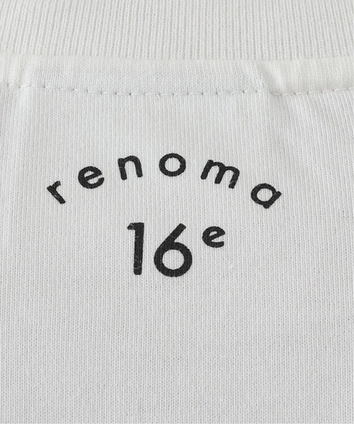 renoma(レノマ)の「【renoma PARIS / レノマ】別注 ロゴTシャツ(Tシャツ/カットソー・メンズ・ホワイト/チャコールグレー/イエロー・MEDIUM/LARGE)」の5枚目の写真
