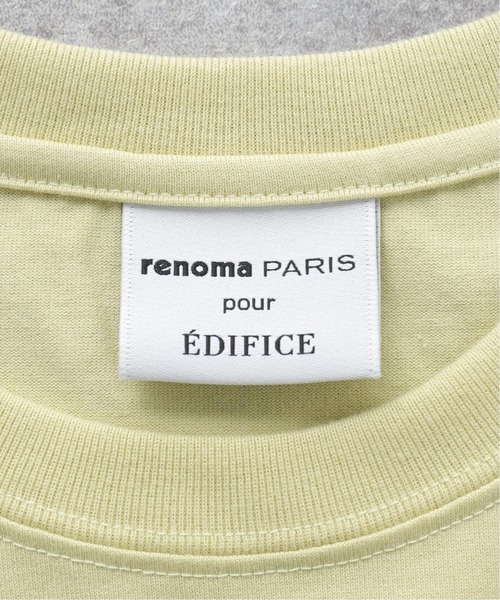 renoma(レノマ)の「【renoma PARIS / レノマ】別注 ロゴTシャツ(Tシャツ/カットソー・メンズ・ホワイト/チャコールグレー/イエロー・MEDIUM/LARGE)」の9枚目の写真