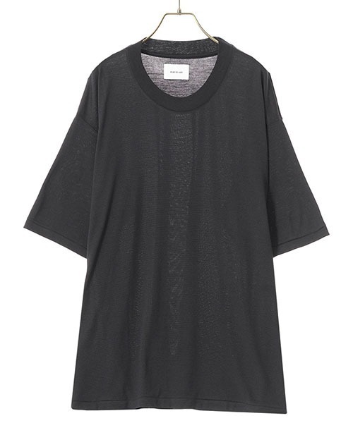 PORT BY ARK（ポートバイアーク）の「PORT BY ARK / ポートバイアーク：Wool SS T-shirt：PO11-T004[COR]（Tシャツ/カットソー・メンズ・チャコールグレー/ブラック/ブラウン・2/1）」の21枚目の写真