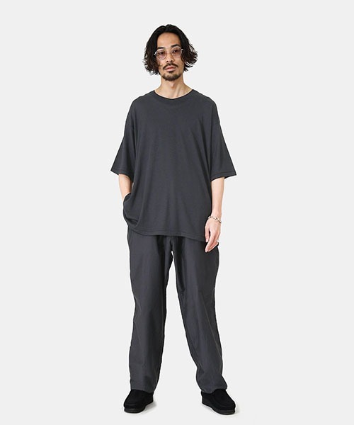 PORT BY ARK（ポートバイアーク）の「PORT BY ARK / ポートバイアーク：Wool SS T-shirt：PO11-T004[COR]（Tシャツ/カットソー・メンズ・チャコールグレー/ブラック/ブラウン・2/1）」の13枚目の写真