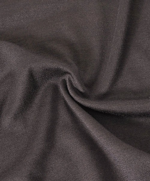 PORT BY ARK（ポートバイアーク）の「PORT BY ARK / ポートバイアーク：Wool SS T-shirt：PO11-T004[COR]（Tシャツ/カットソー・メンズ・チャコールグレー/ブラック/ブラウン・2/1）」の8枚目の写真
