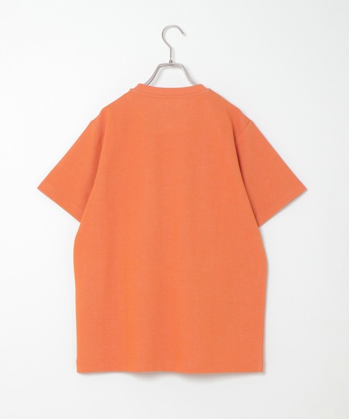 ikka(イッカ)の「ライトダンボールダブルフェイスTシャツ(Tシャツ/カットソー・メンズ・ホワイト/オレンジ/ネイビー/ブラック/グリーン/ベージュ・L/XL/M/S)」の7枚目の写真