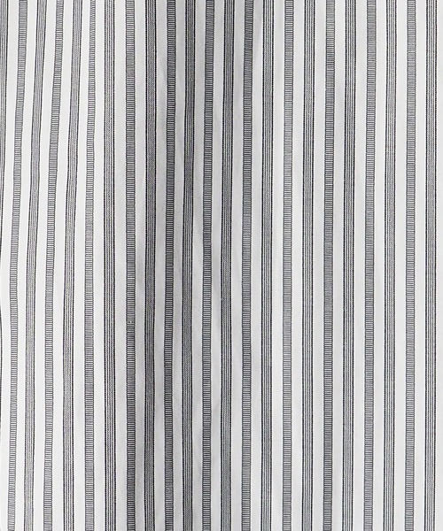 Riberry（リベリー）の「ストライプノースリシャツワンピース（シャツワンピース・レディース・オフホワイト/ラベンダー/ブラック・MEDIUM）」の6枚目の写真