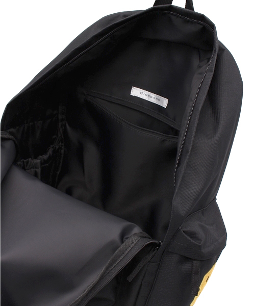 GIORDANO（ジョルダーノ）の「[GIORDANO]ライオン刺繍ナンバリングナイロンリュック (2015年モデル）（バックパック/リュック・メンズ・ブラック/グリーン/ネイビー/レッド/ブラック×ゴールド・FREE）」の16枚目の写真