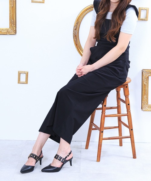 attagirl(アタガール)の「スリングバックスタッズパンプス(パンプス・レディース・ブラック/ベージュ/アイボリー/シルバー系その他/ブラック系その他・LL/L/S/M)」の10枚目の写真