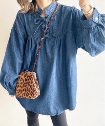 La-gemme | レースアップブラウス(シャツ/ブラウス)