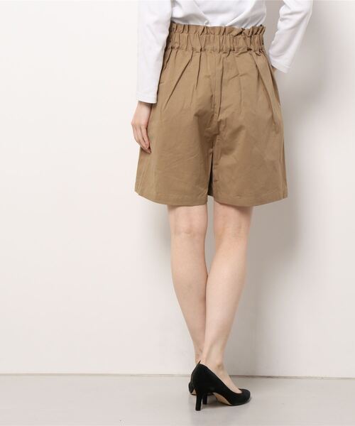 ehka sopo（エヘカソポ）の「ハイウエストショートパンツ（その他パンツ・レディース・ベージュ/キナリ/グリーン・ﾌﾘ-）」の5枚目の写真