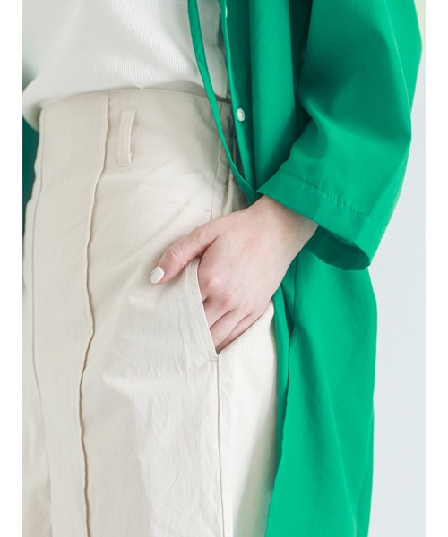 ehka sopo（エヘカソポ）の「ハイウエストショートパンツ（その他パンツ・レディース・ベージュ/キナリ/グリーン・ﾌﾘ-）」の12枚目の写真