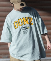 【(What it isNt) ART BY MARK GONZALES/ワットイズイズント マークゴンザレス】GONZビッグロゴTシャツ/ブランドロゴ/ビッグシルエット