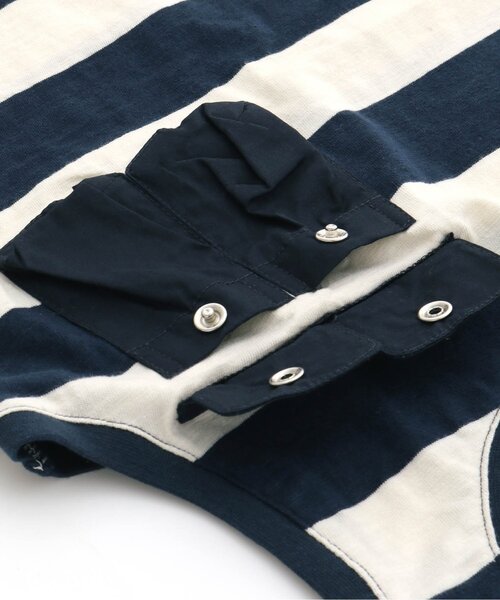 F.O.KIDS（エフオーキッズ）の「ボーダーノースリーブ（タンクトップ・キッズ・チャコール/ネイビー/カーキ/ブラウン・80/110/130/95/140/100/120/90）」の10枚目の写真