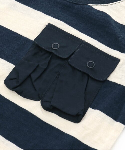 F.O.KIDS（エフオーキッズ）の「ボーダーノースリーブ（タンクトップ・キッズ・チャコール/ネイビー/カーキ/ブラウン・80/110/130/95/140/100/120/90）」の14枚目の写真