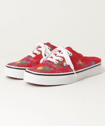 VANS ヴァンズ AUTHENTIC MULE オーセンティックミュール VN0A54F7AXM (OVERSPRAY)RED