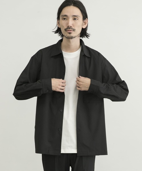 URBAN RESEARCH(アーバンリサーチ)の「Soft Cool Active Shirts(シャツ/ブラウス・メンズ・ブラック/グレー系その他/ベージュ・SMALL/MEDIUM/LARGE/X-LARGE)」の6枚目の写真