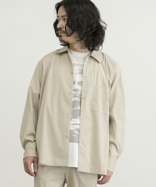 URBAN RESEARCH(アーバンリサーチ)の「Soft Cool Active Shirts(シャツ/ブラウス・メンズ・ブラック/グレー系その他/ベージュ・SMALL/MEDIUM/LARGE/X-LARGE)」の11枚目の写真