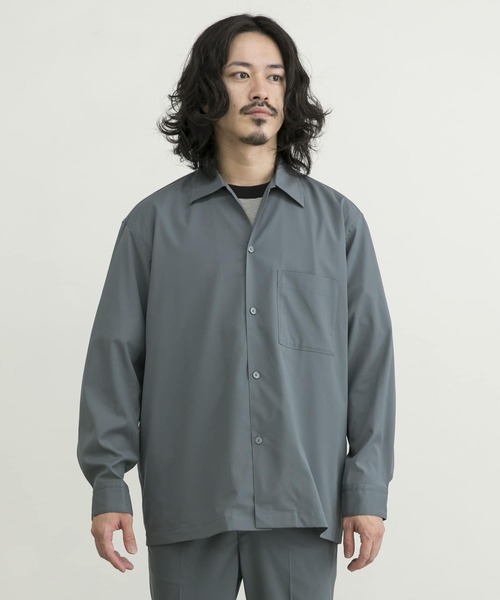 URBAN RESEARCH(アーバンリサーチ)の「Soft Cool Active Shirts(シャツ/ブラウス・メンズ・ブラック/グレー系その他/ベージュ・SMALL/MEDIUM/LARGE/X-LARGE)」の15枚目の写真