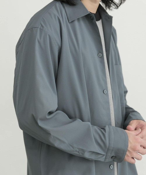 URBAN RESEARCH(アーバンリサーチ)の「Soft Cool Active Shirts(シャツ/ブラウス・メンズ・ブラック/グレー系その他/ベージュ・SMALL/MEDIUM/LARGE/X-LARGE)」の20枚目の写真