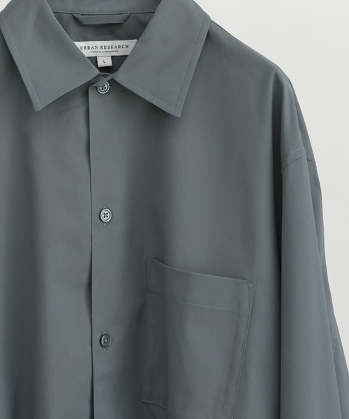 URBAN RESEARCH(アーバンリサーチ)の「Soft Cool Active Shirts(シャツ/ブラウス・メンズ・ブラック/グレー系その他/ベージュ・SMALL/MEDIUM/LARGE/X-LARGE)」の22枚目の写真