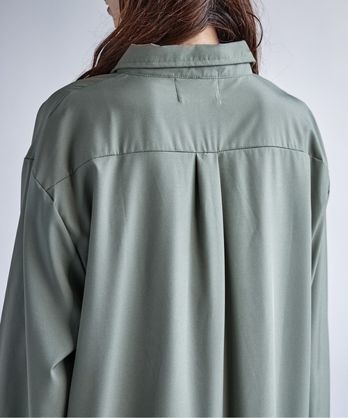 セール】嬉しいポケット付き♪【SETUP7】リラックスロングシャツ