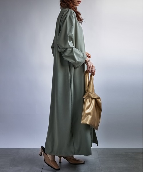 セール】嬉しいポケット付き♪【SETUP7】リラックスロングシャツ