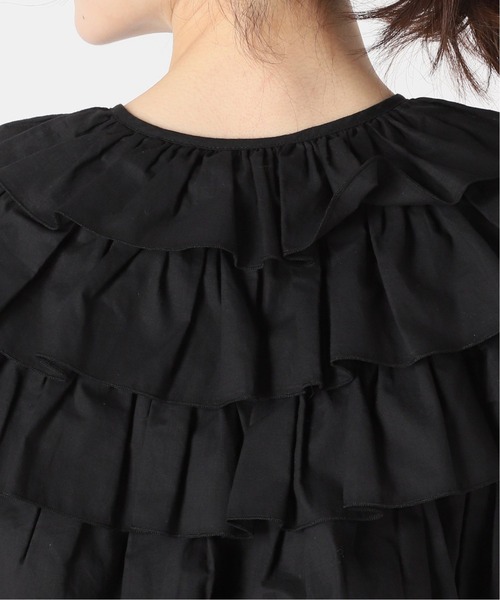 IENA LA BOUCLE コットンフリルブラウス（シャツ/ブラウス）｜IENA LA